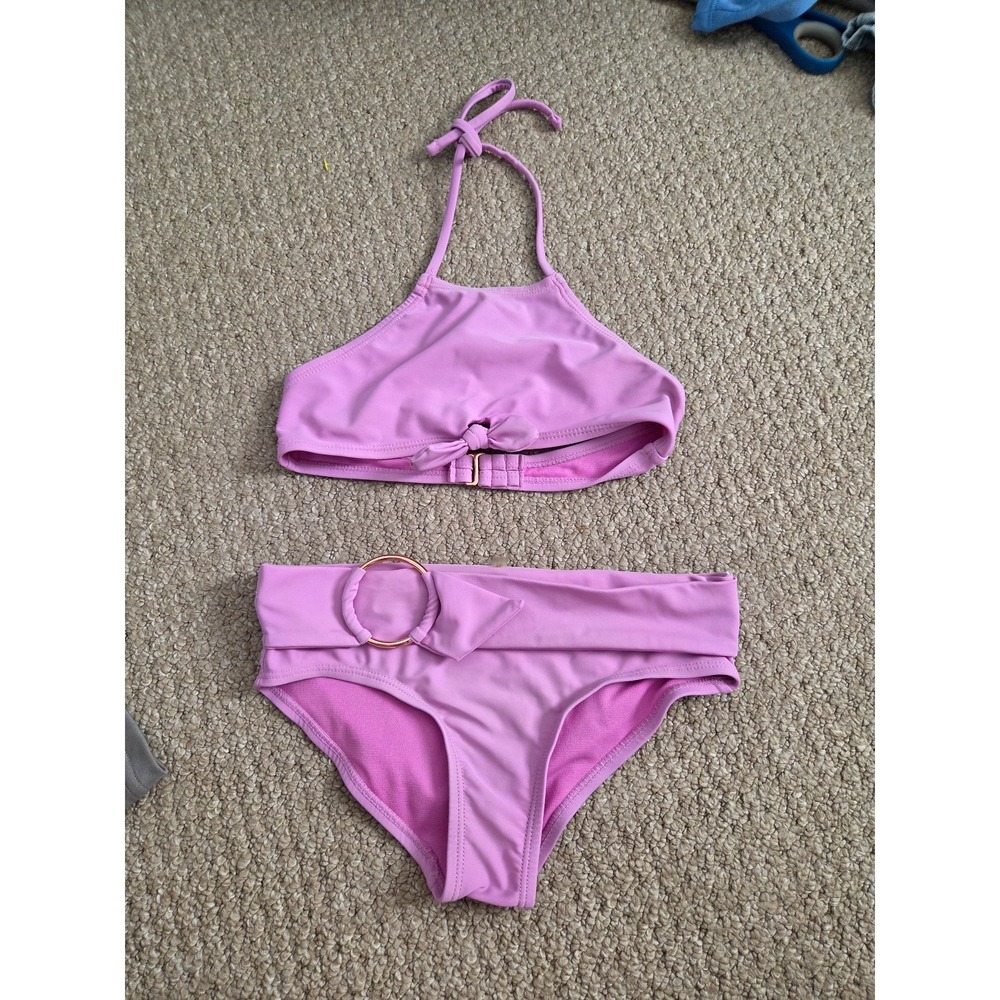 Raisins lilac Halter Neck Bikini Set size 6/7